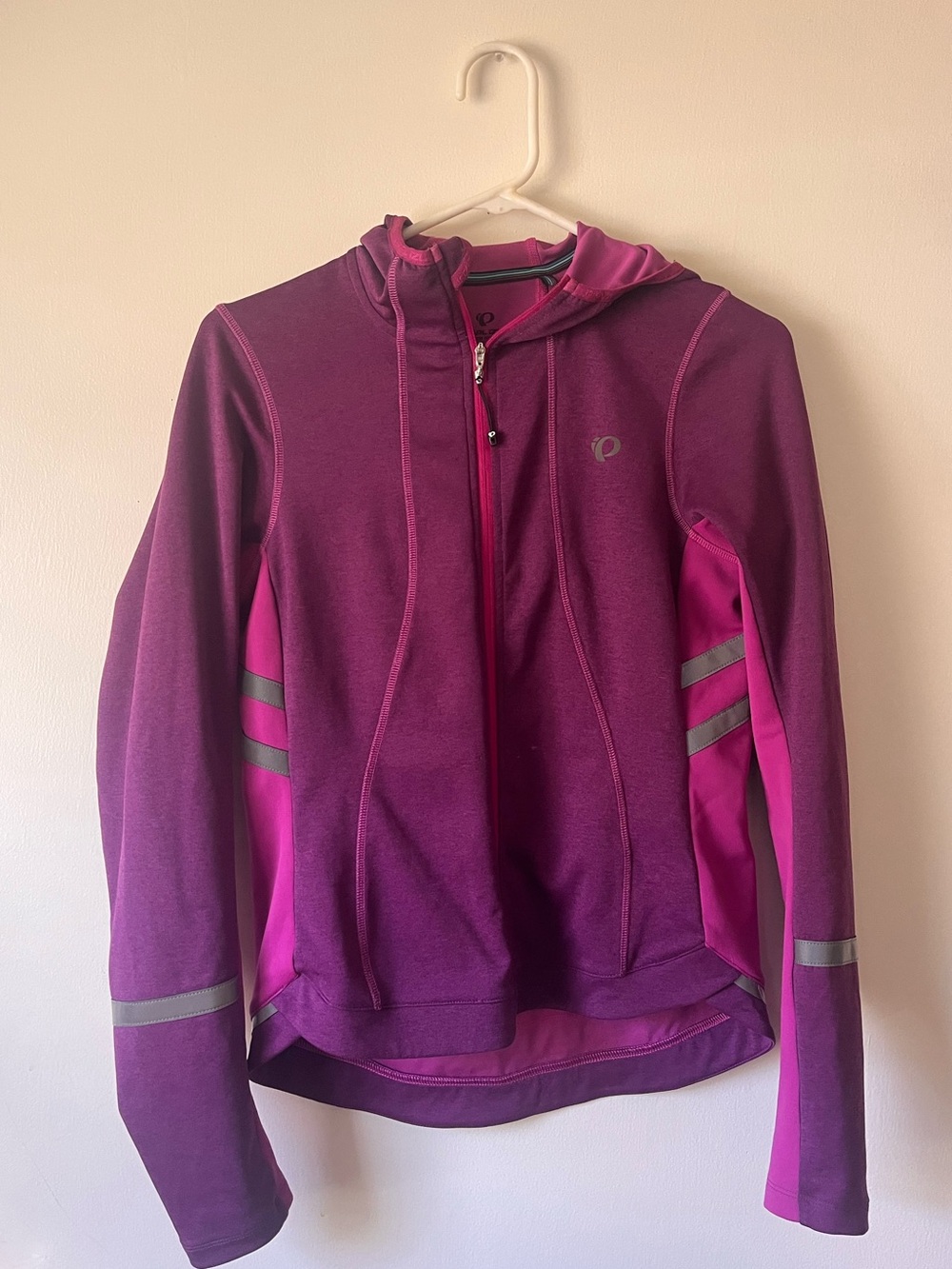 Pearl Izumi Elite Women's Purple & Pink Thermal Cycling Hoodie Size Small